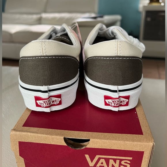 ❌SOLD Authentic Vans shoes | New Vans White / Olive Green - Picture 6 of 7